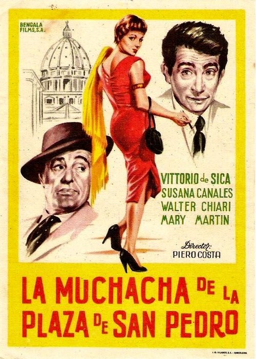 Смотреть фильм Девушка с площади Сан-Пьетро / La ragazza di Piazza San Pietro (1958) онлайн в хорошем качестве SATRip