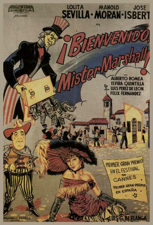Смотреть фильм Добро пожаловать, мистер Маршалл / Bienvenido Mister Marshall (1953) онлайн в хорошем качестве SATRip