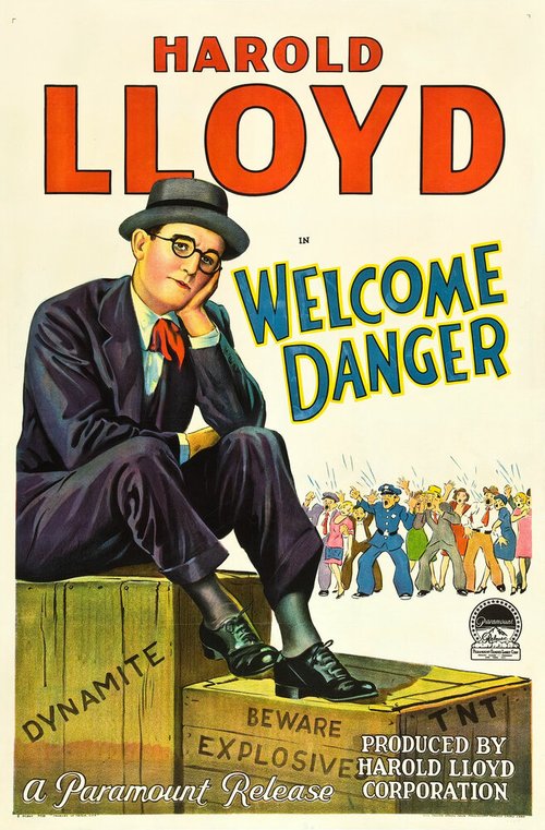Смотреть фильм Добро пожаловать, опасность / Welcome Danger (1929) онлайн в хорошем качестве SATRip