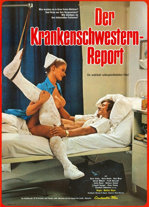 Смотреть фильм Доклад о медсёстрах / Krankenschwestern-Report (1972) онлайн в хорошем качестве SATRip