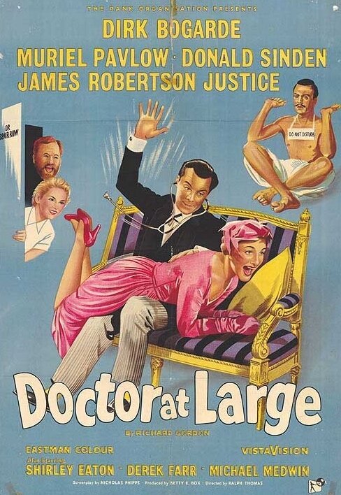 Смотреть фильм Доктор на свободе / Doctor at Large (1957) онлайн в хорошем качестве SATRip