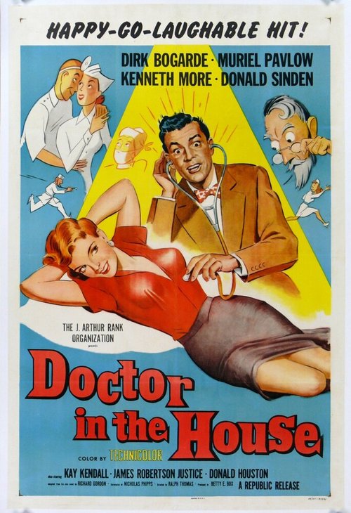 Смотреть фильм Доктор в доме / Doctor in the House (1954) онлайн в хорошем качестве SATRip