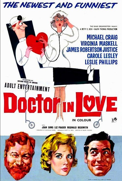 Смотреть фильм Доктор влюбился / Doctor in Love (1960) онлайн в хорошем качестве SATRip