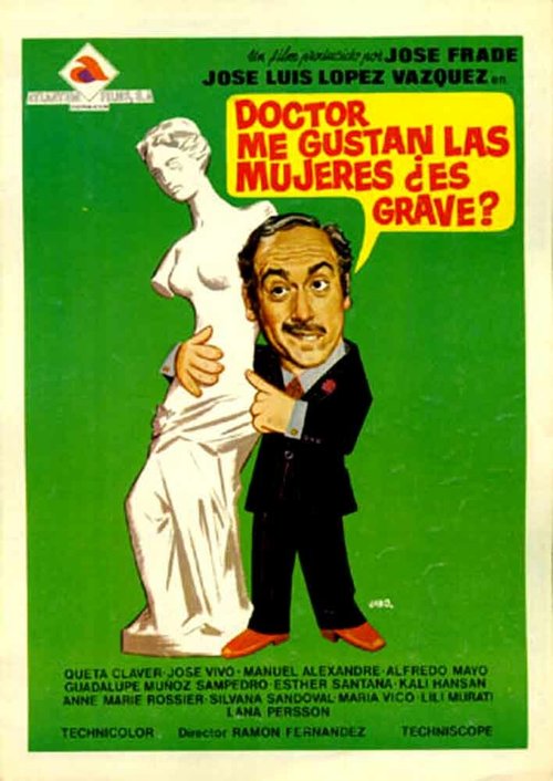 Смотреть фильм Доктор, я люблю женщин, это серьезно? / Doctor, me gustan las mujeres, ¿es grave? (1974) онлайн в хорошем качестве SATRip