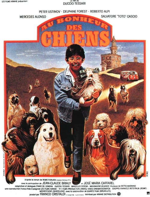 Смотреть фильм Дом с 40 собаками / C'era un castello con 40 cani (1990) онлайн в хорошем качестве HDRip
