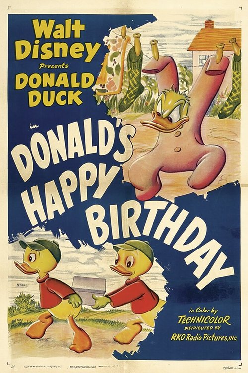 Смотреть фильм Donald's Happy Birthday (1949) онлайн 