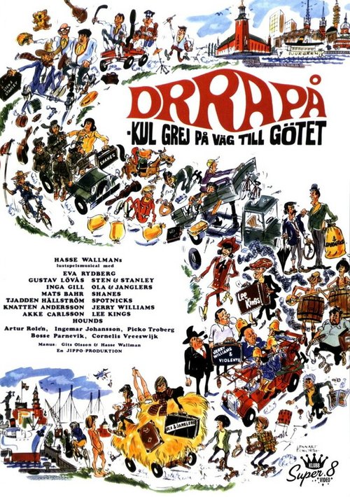 Смотреть фильм Drra på - kul grej på väg till Götet (1967) онлайн в хорошем качестве SATRip