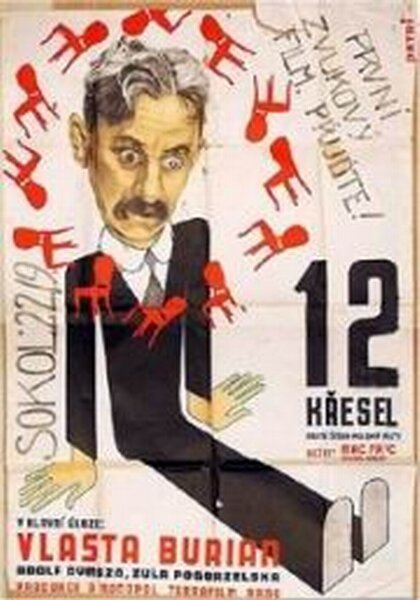 Смотреть фильм Двенадцать стульев / Dvanáct kresel (1933) онлайн в хорошем качестве SATRip