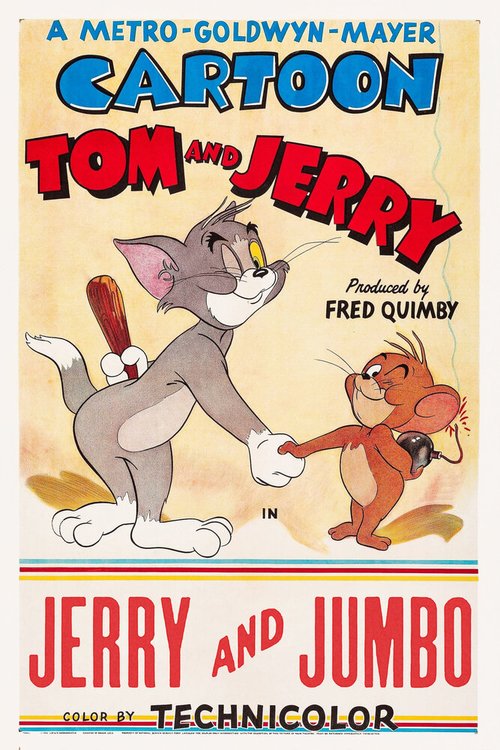 Смотреть фильм Джерри и слоненок / Jerry and Jumbo (1953) онлайн 