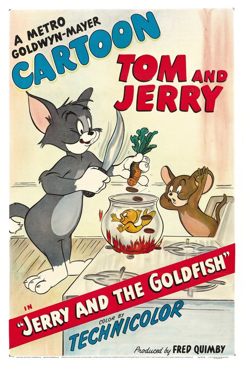 Смотреть фильм Джерри и золотая рыбка / Jerry and the Goldfish (1951) онлайн 
