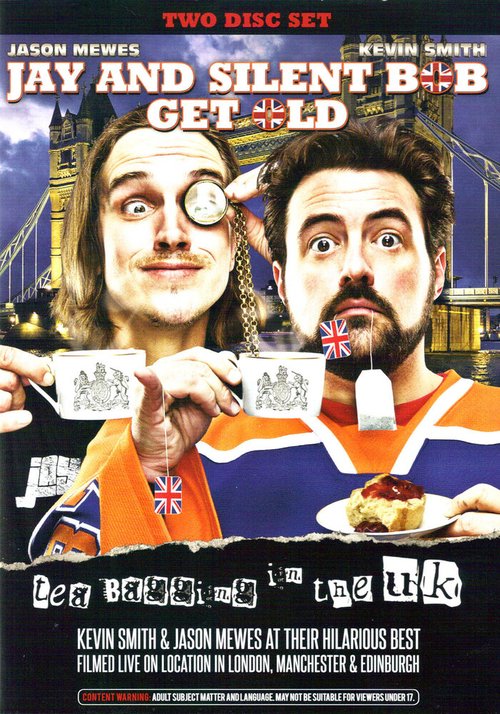 Смотреть фильм Джей и Молчаливый Боб постарели: Чаепитие в Великобритании / Jay and Silent Bob Get Old: Tea Bagging in the UK (2012) онлайн в хорошем качестве HDRip