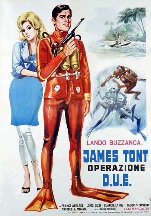 Смотреть фильм Джеймс Тонт: Операция Д.В.А. / James Tont operazione D.U.E. (1966) онлайн в хорошем качестве SATRip