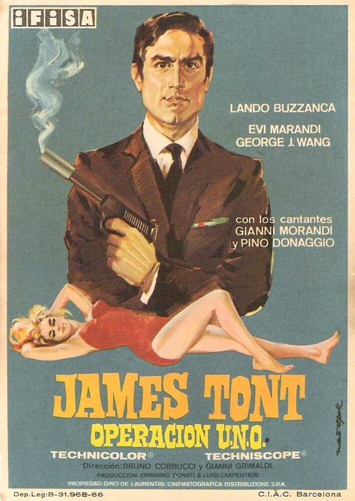 Смотреть фильм Джеймс Тонт: Операция Р.А.З. / James Tont operazione U.N.O. (1965) онлайн в хорошем качестве SATRip