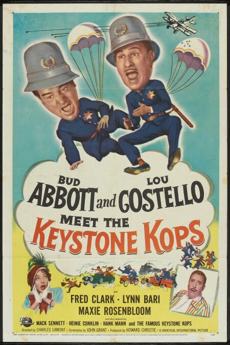 Смотреть фильм Эбботт и Костелло встречают полицейских из Кистоуна / Abbott and Costello Meet the Keystone Kops (1955) онлайн в хорошем качестве SATRip