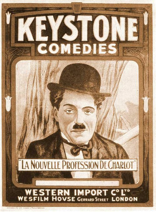 Смотреть фильм Его новая профессия / His New Profession (1914) онлайн 
