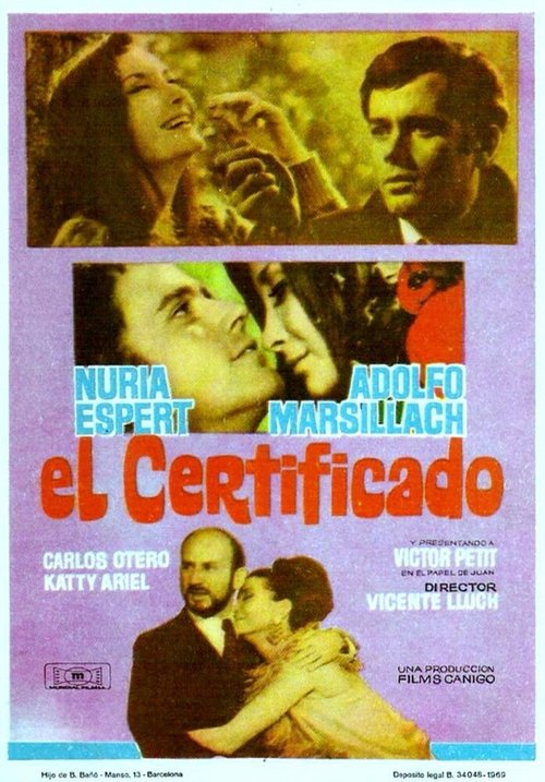 Смотреть фильм El certificado (1970) онлайн в хорошем качестве SATRip
