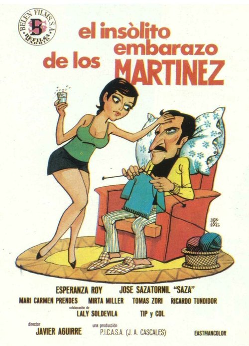Смотреть фильм El insólito embarazo de los Martínez (1974) онлайн в хорошем качестве SATRip