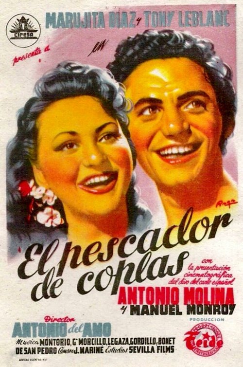 Смотреть фильм El pescador de coplas (1954) онлайн в хорошем качестве SATRip