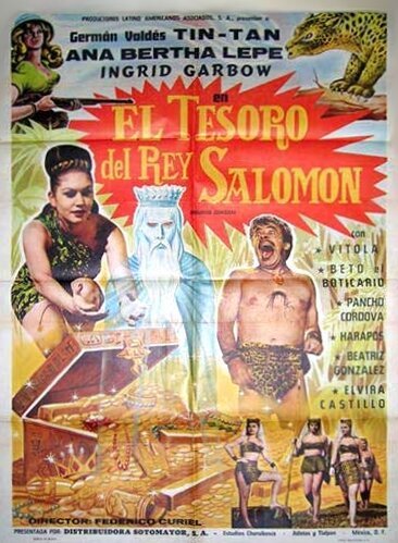 Смотреть фильм El tesoro del rey Salomón (1963) онлайн в хорошем качестве SATRip