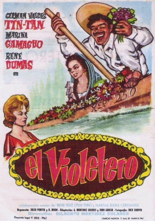 Смотреть фильм El violetero (1960) онлайн в хорошем качестве SATRip
