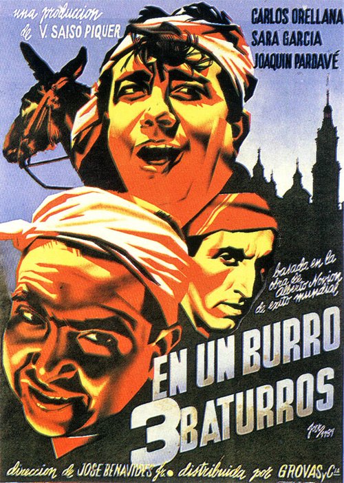 Смотреть фильм En un burro tres baturros (1939) онлайн в хорошем качестве SATRip