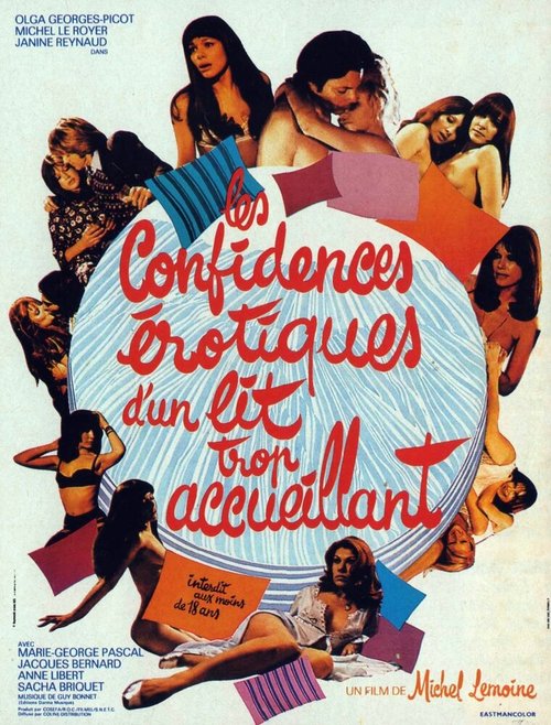 Смотреть фильм Эротические откровения чересчур удобной кровати / Les confidences érotiques d'un lit trop accueillant (1973) онлайн в хорошем качестве SATRip