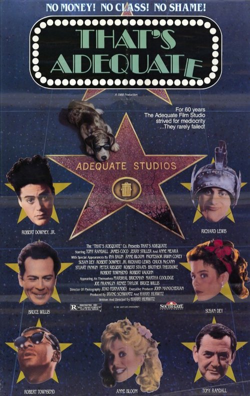 Смотреть фильм Это адекватно / That's Adequate (1989) онлайн в хорошем качестве SATRip