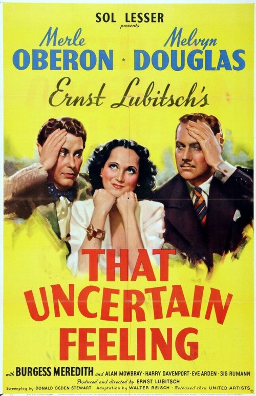Смотреть фильм Это неопределенное чувство / That Uncertain Feeling (1941) онлайн в хорошем качестве SATRip