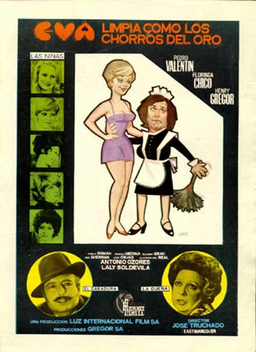 Смотреть фильм Эва, чистая как стеклышко / Eva, limpia como los chorros del oro (1977) онлайн в хорошем качестве SATRip