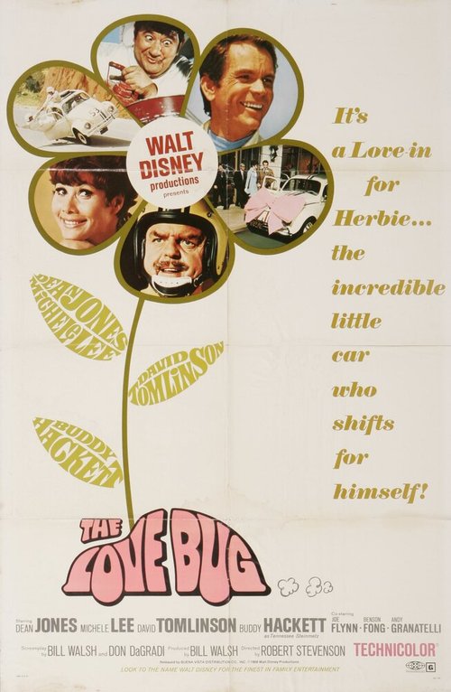 Смотреть фильм Фольксваген-жук / The Love Bug (1968) онлайн в хорошем качестве SATRip