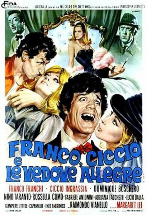 Смотреть фильм Franco, Ciccio e le vedove allegre (1968) онлайн в хорошем качестве SATRip