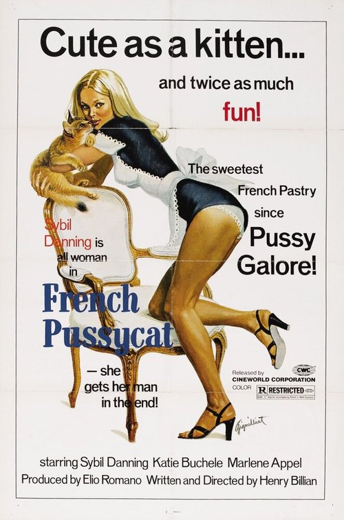 Смотреть фильм Французская Кошечка / Das Mädchen mit der heißen Masche (1972) онлайн в хорошем качестве SATRip