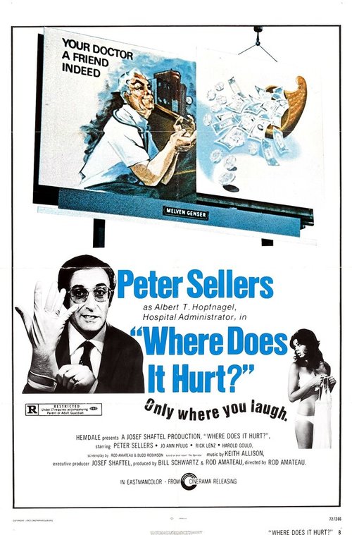 Смотреть фильм Где болит? / Where Does It Hurt? (1972) онлайн в хорошем качестве SATRip