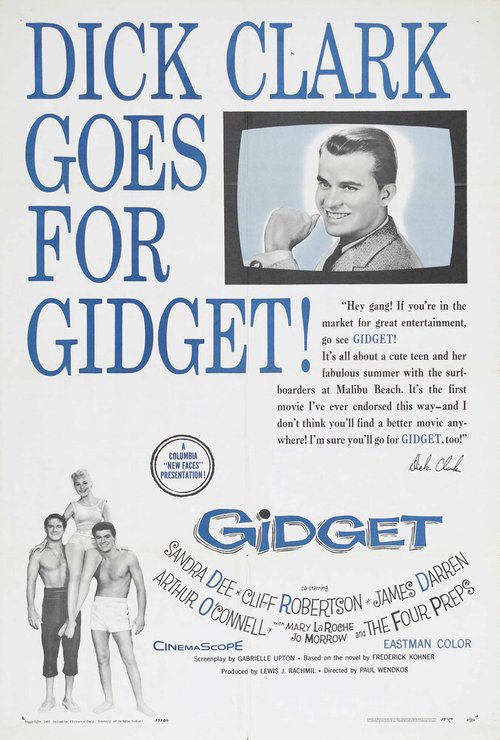 Смотреть фильм Гиджет / Gidget (1959) онлайн в хорошем качестве SATRip