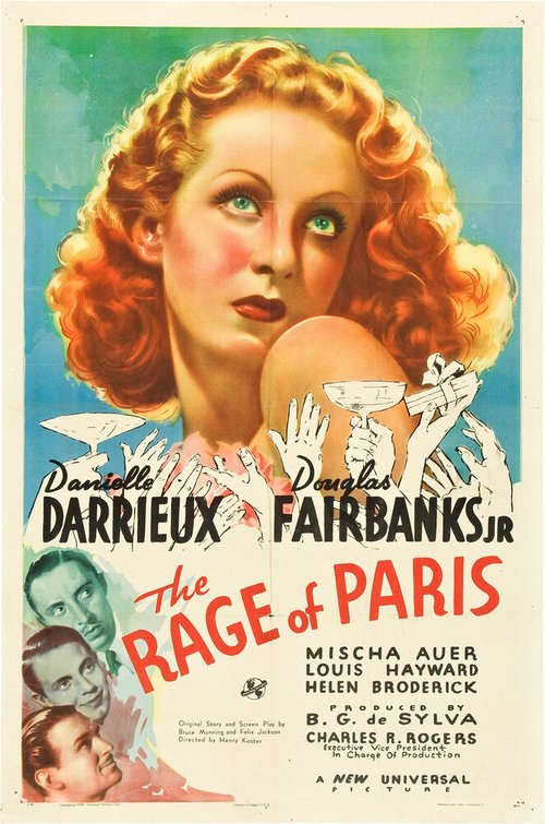 Смотреть фильм Гнев Парижа / The Rage of Paris (1938) онлайн в хорошем качестве SATRip