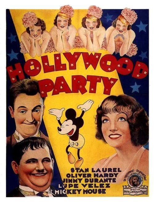 Смотреть фильм Голливудская вечеринка / Hollywood Party (1934) онлайн в хорошем качестве SATRip