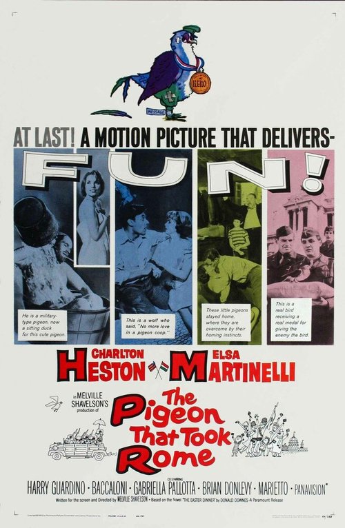 Смотреть фильм Голубь, который захватил Рим / The Pigeon That Took Rome (1962) онлайн в хорошем качестве SATRip