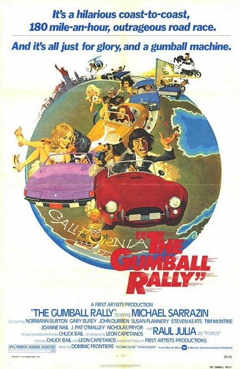Смотреть фильм Гонки «Жевательная резинка» / The Gumball Rally (1976) онлайн в хорошем качестве SATRip