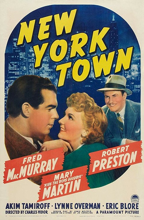 Смотреть фильм Город Нью-Йорк / New York Town (1941) онлайн в хорошем качестве SATRip