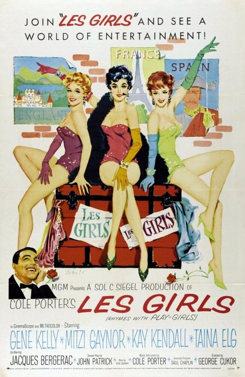 Смотреть фильм Гёрлз / Les Girls (1957) онлайн в хорошем качестве SATRip