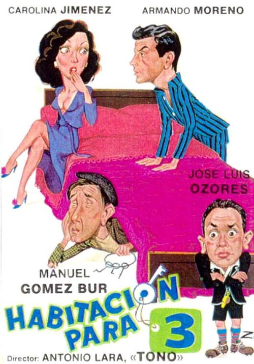 Смотреть фильм Habitación para tres (1952) онлайн в хорошем качестве SATRip