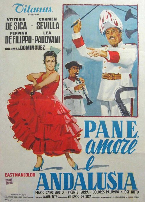 Смотреть фильм Хлеб, любовь и Андалузия / Pan, amor y Andalucía (1958) онлайн в хорошем качестве SATRip