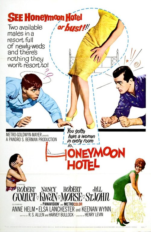 Смотреть фильм Honeymoon Hotel (1964) онлайн в хорошем качестве SATRip