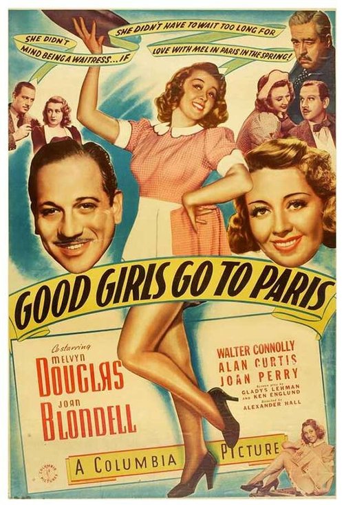 Смотреть фильм Хорошие девушки едут в Париж / Good Girls Go to Paris (1939) онлайн в хорошем качестве SATRip