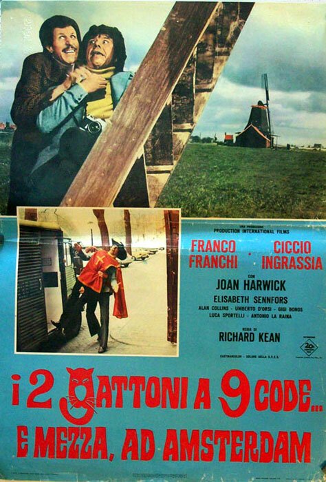 Смотреть фильм I due gattoni a nove code... e mezza ad Amsterdam (1972) онлайн в хорошем качестве SATRip