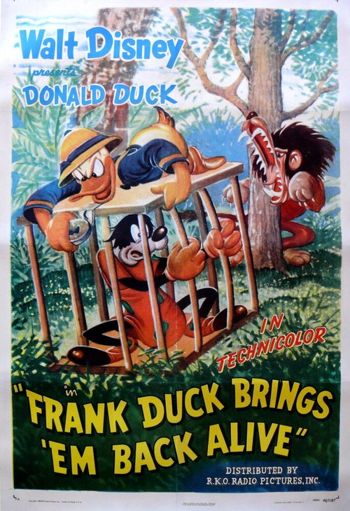 Смотреть фильм Искренняя утка возвращает их к жизни / Frank Duck Brings 'em Back Alive (1946) онлайн 
