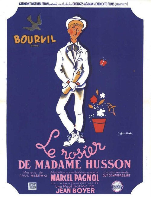 Смотреть фильм Избранник мадам Юссон / Le rosier de Madame Husson (1950) онлайн в хорошем качестве SATRip