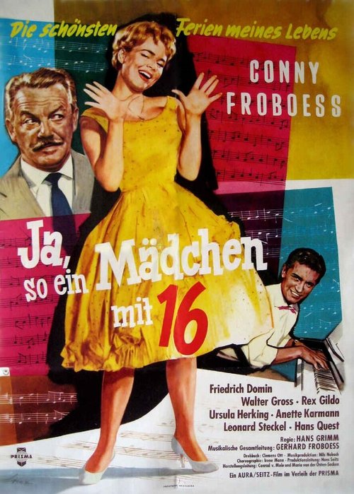 Смотреть фильм Ja, so ein Mädchen mit sechzehn (1959) онлайн в хорошем качестве SATRip