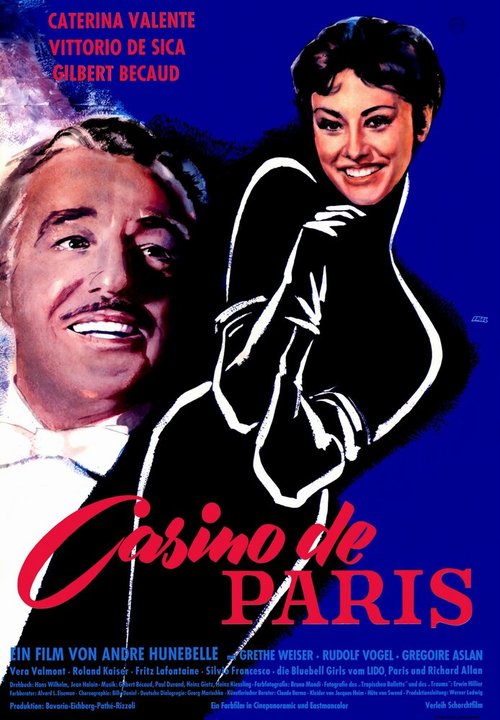Смотреть фильм Кабаре «Казино де Пари» / Casino de Paris (1957) онлайн в хорошем качестве SATRip