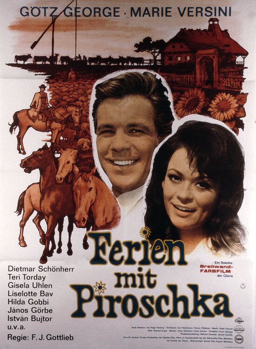 Смотреть фильм Каникулы с Пирошкой / Ferien mit Piroschka (1965) онлайн в хорошем качестве SATRip
